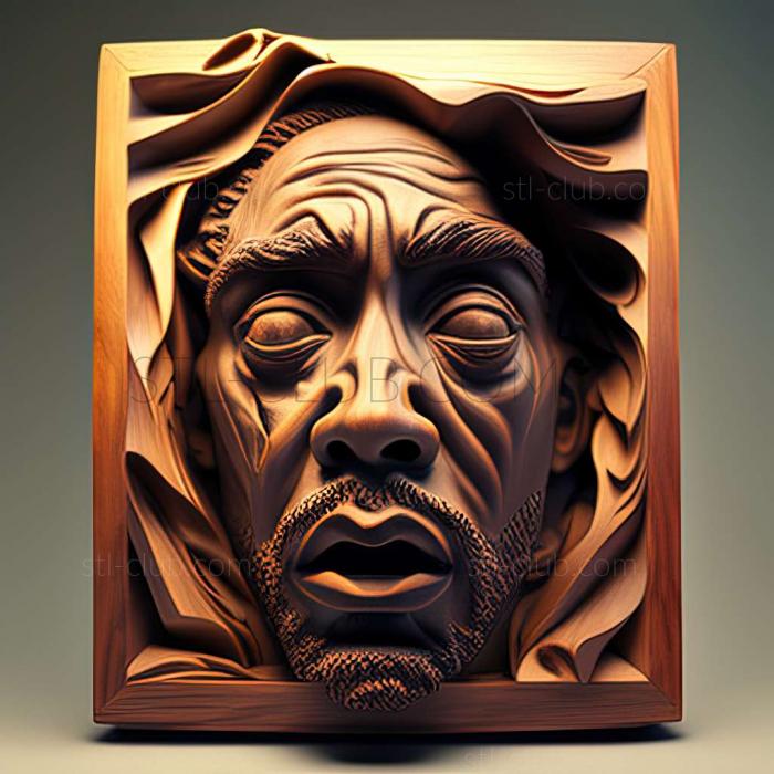 3D мадэль Американский художник Уильям Твайли. (STL)